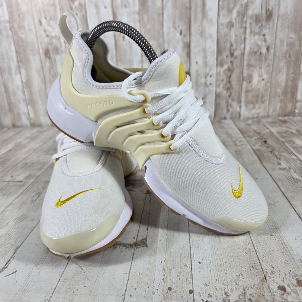 Nike Air Presto Coconut Milk University Gold Womens Sneakers 878068-104 White - Picture 6 of 8